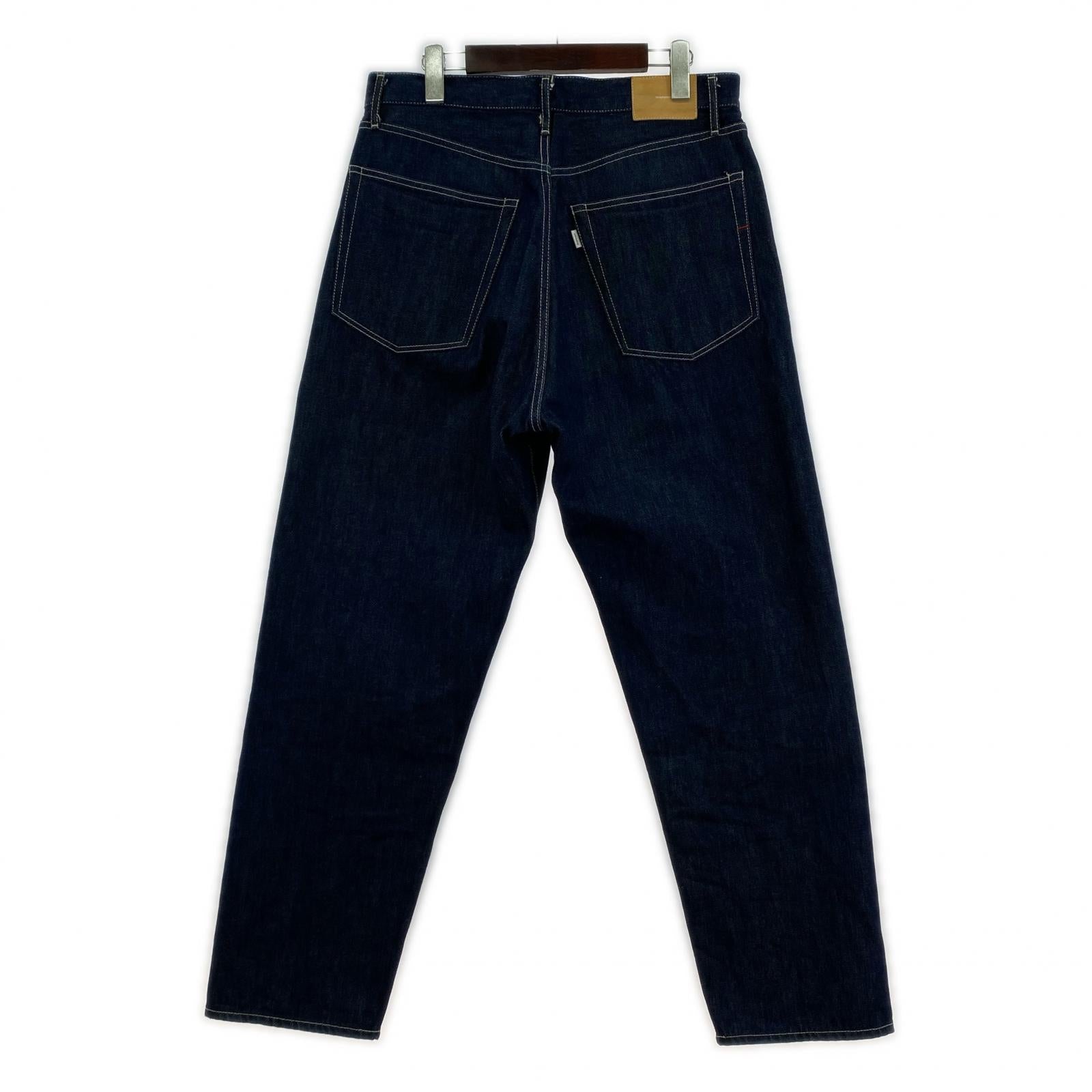 デニムパンツ Selvage Denim 5 Pocket Tapered 紺 (2)