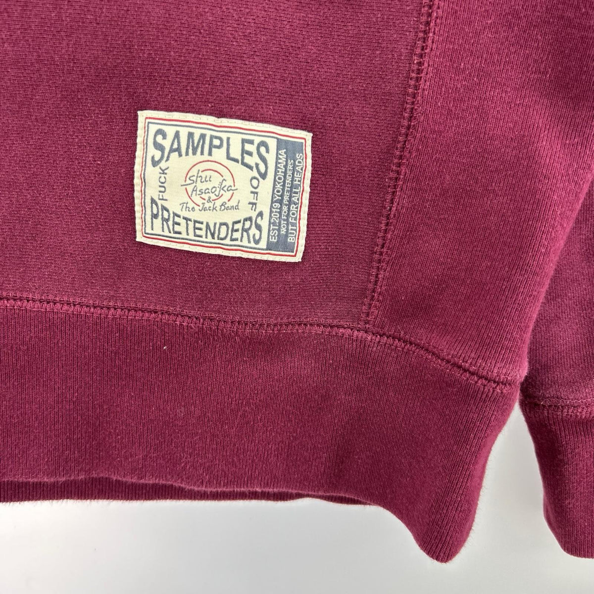 スウェット SAMPLES 赤(M) M ワインレッド