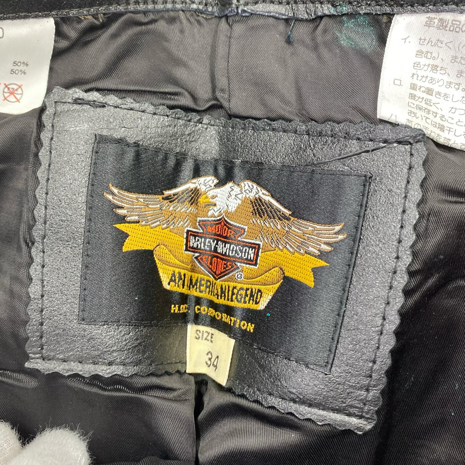 パンツ Harley-Davidson パンツ 34 ブラック