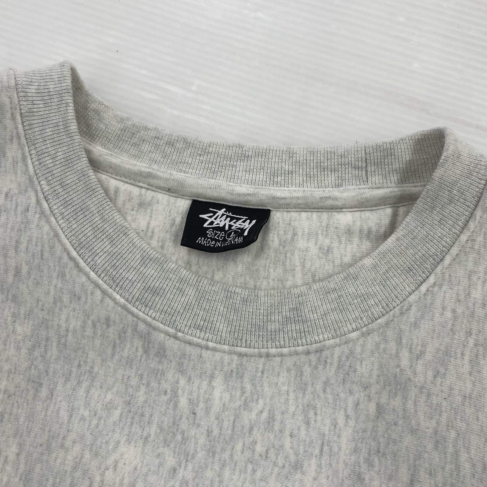 スウェット BASIC STUSSY CREW L グレー