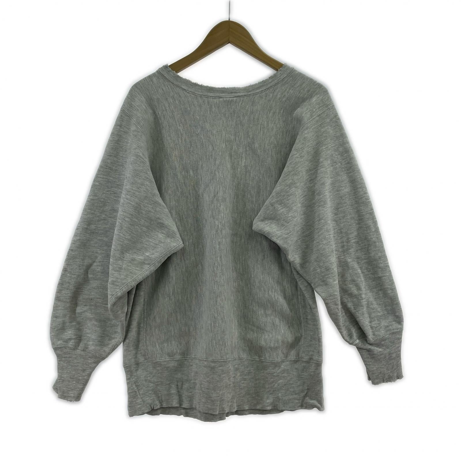 スウェット 90s REVERSE WEAVE USA製 目無し グレー M M グレー
