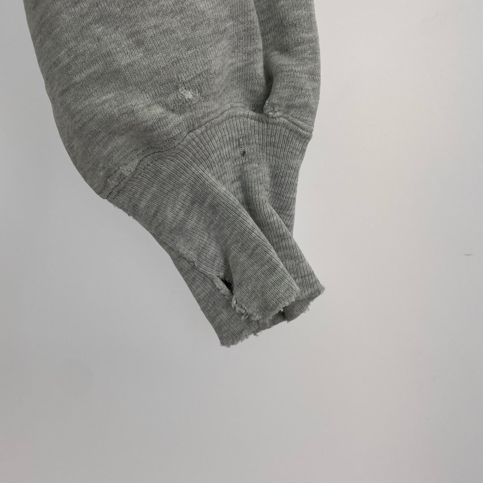 スウェット 90s REVERSE WEAVE USA製 目無し グレー M M グレー