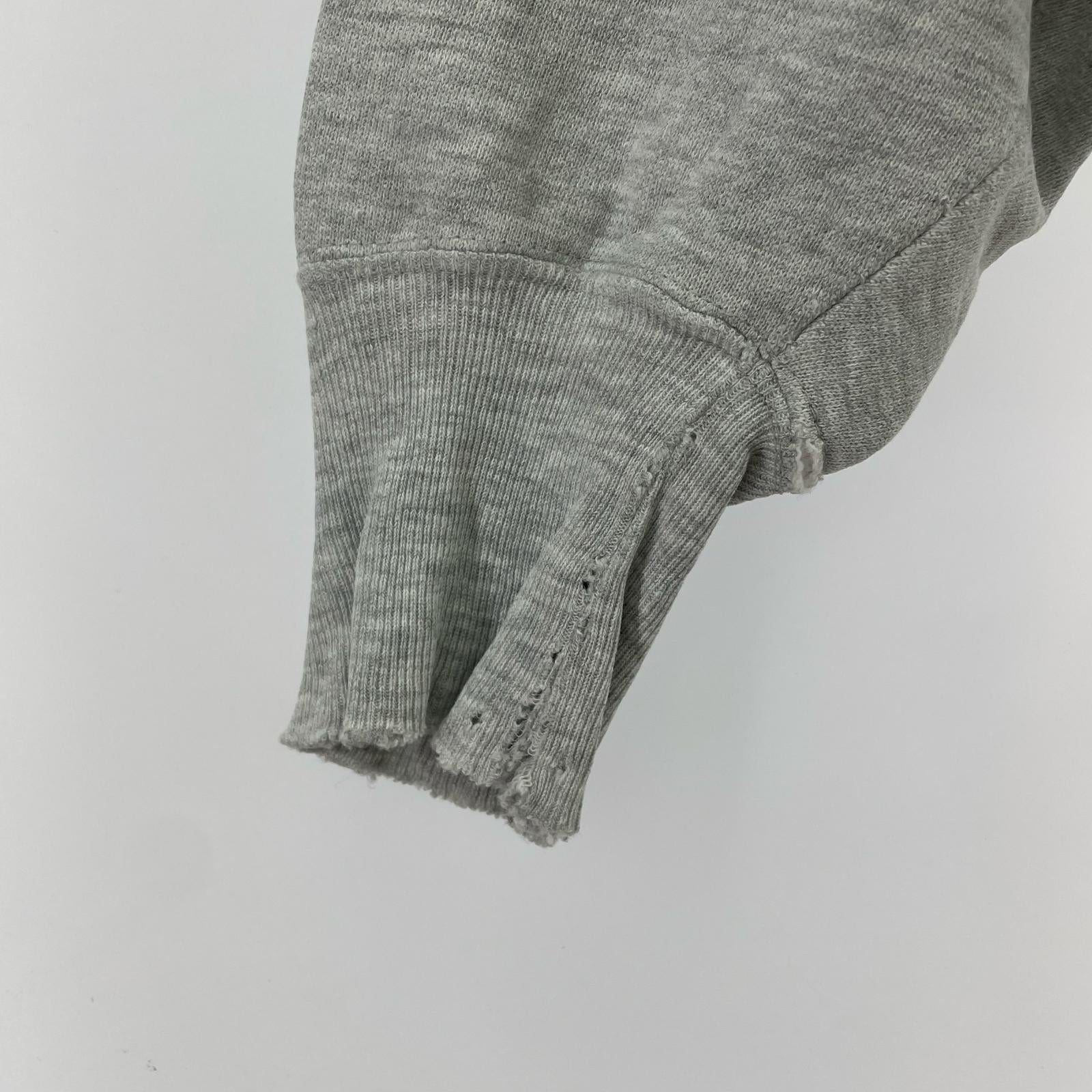 スウェット 90s REVERSE WEAVE USA製 目無し グレー M M グレー