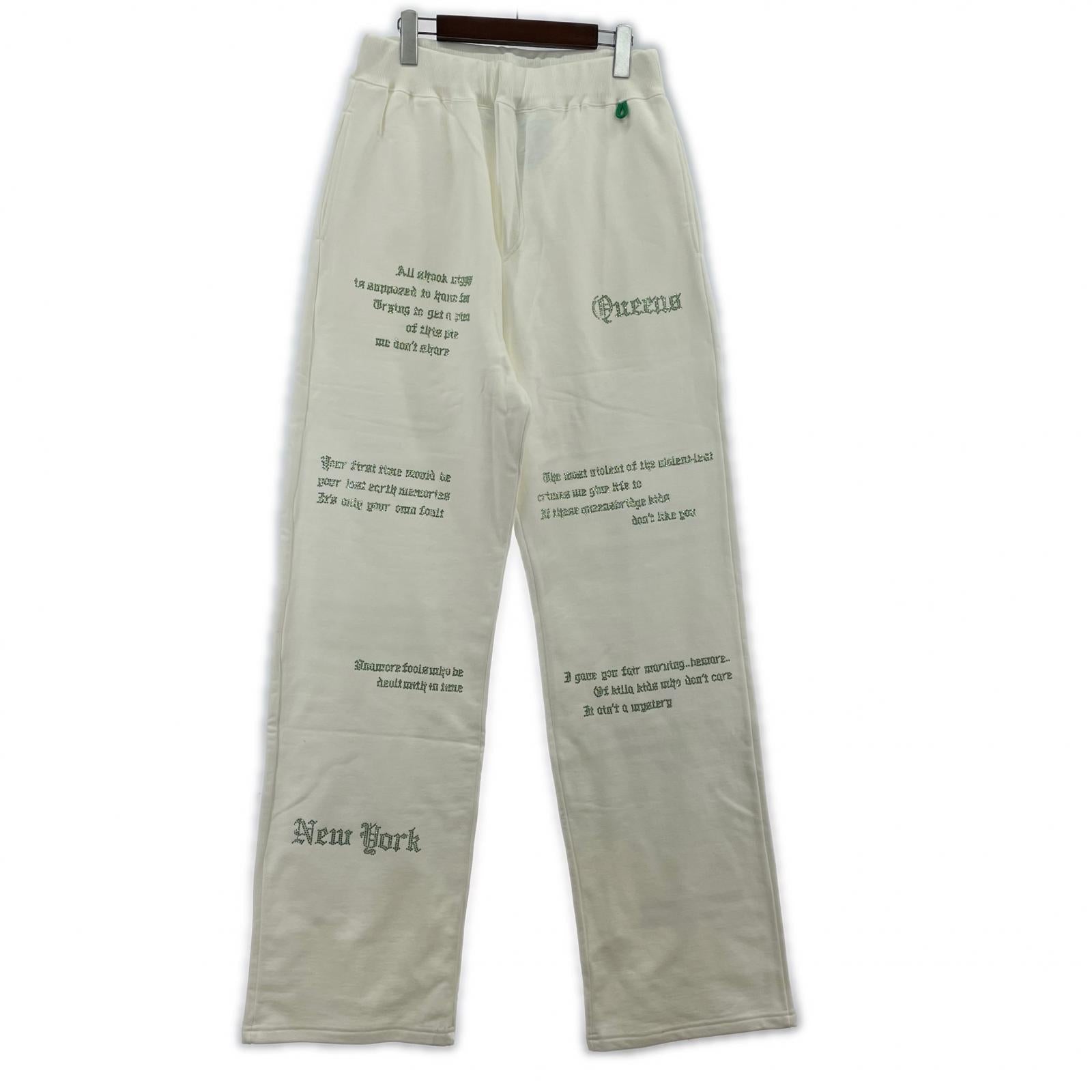 パンツ INNOCENCE NY BAGGY SWEAT PANTS (M) M ホワイト