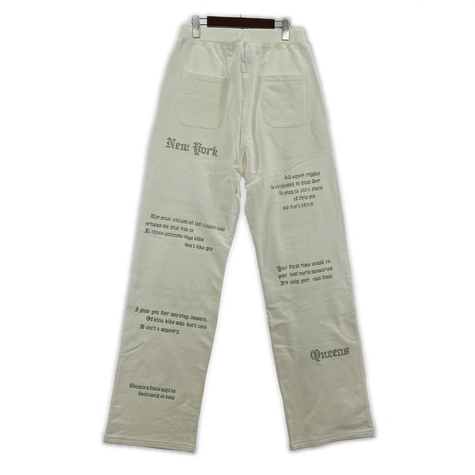 パンツ INNOCENCE NY BAGGY SWEAT PANTS (M) M ホワイト
