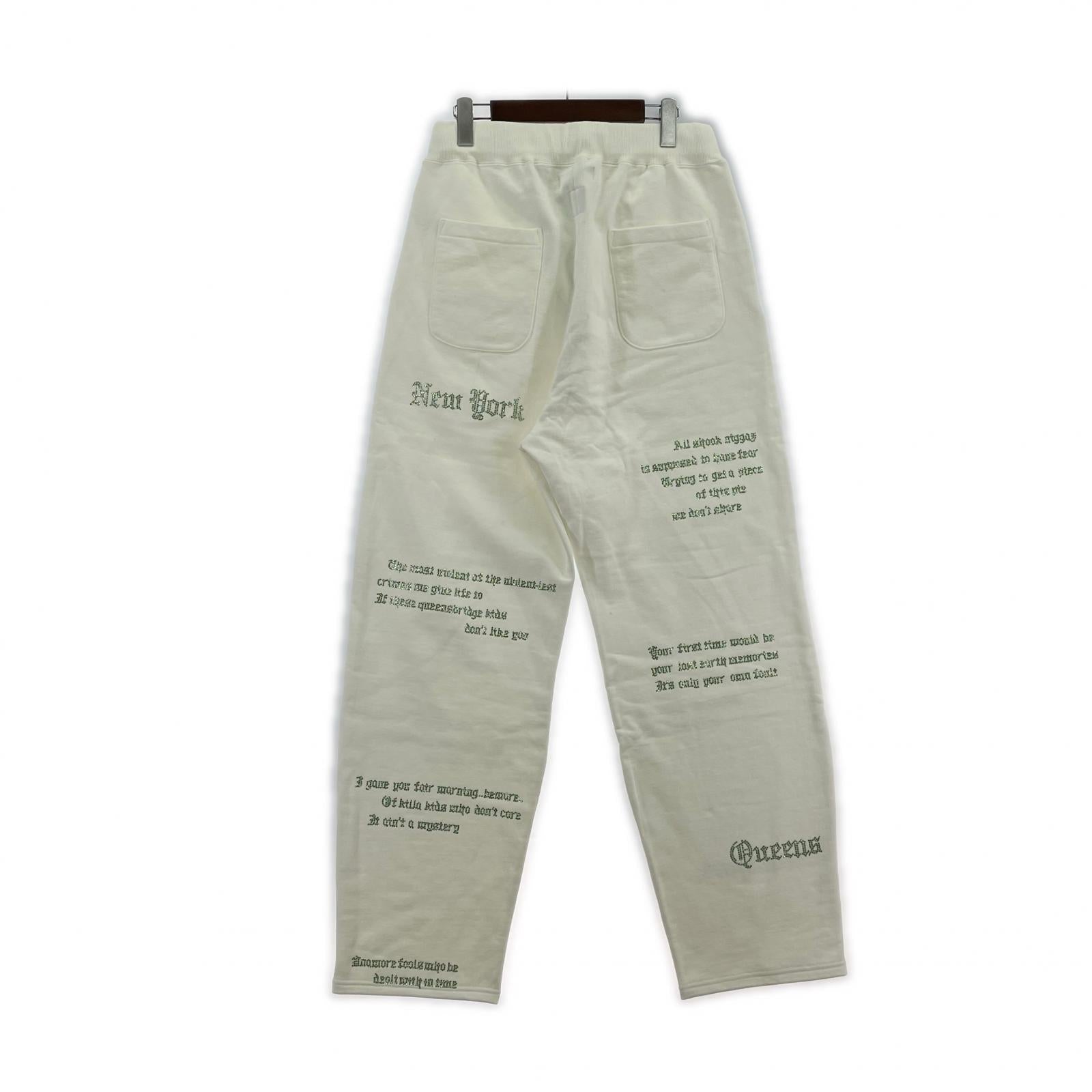 パンツ INNOCENCE NY BAGGY SWEAT PANTS (M) M ホワイト