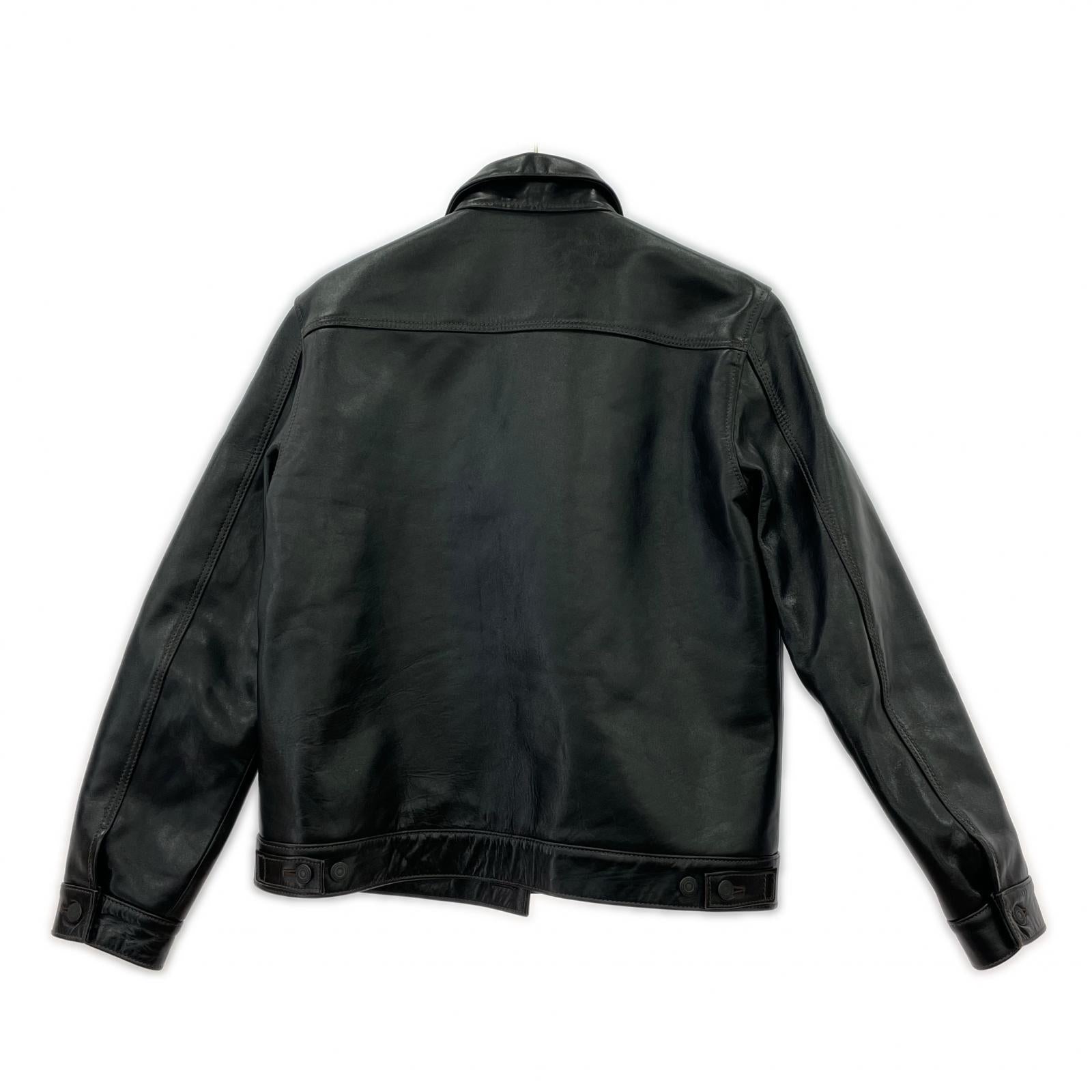 レザージャケット SLB-141 SEMI ANILINE HORSE 2nd Type 黒 42 ブラック