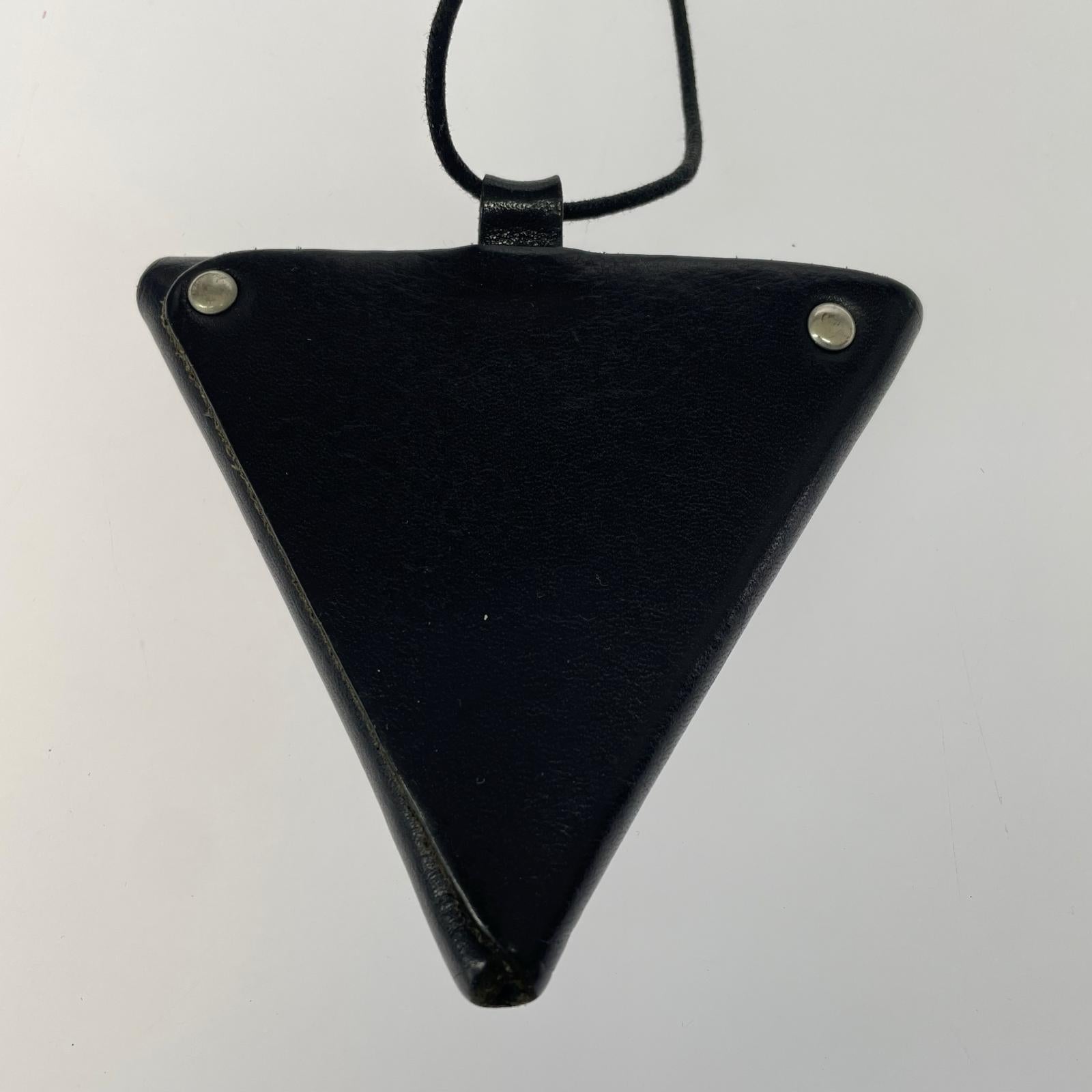 コンパクトウォレット Triangle Coin Case ブラック