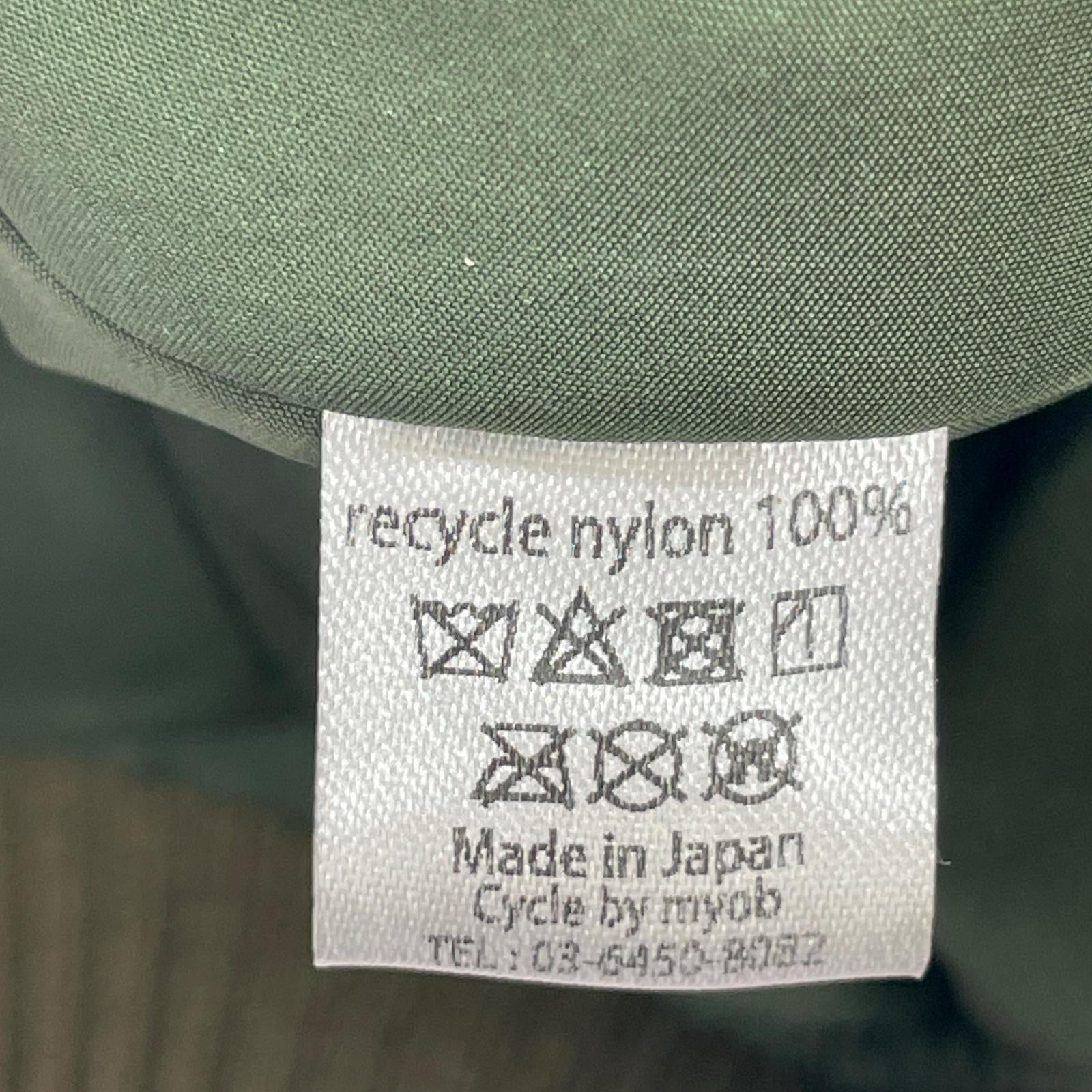 ジャケット Cycle By Myob ECO NYLON RIB MA-1 カーキ