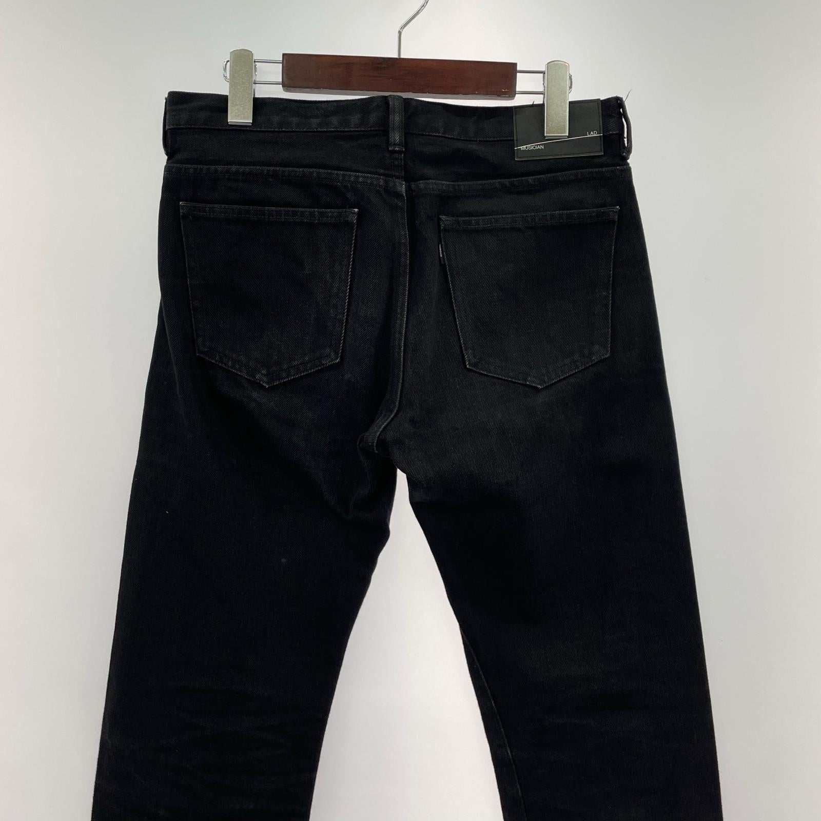 デニムパンツ スキニーデニムパンツ 黒 (44) 44 ブラック