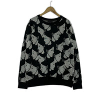 ニット black scandal 19AW 内田すずめインターシャメッセージニット 3 3 ブラック