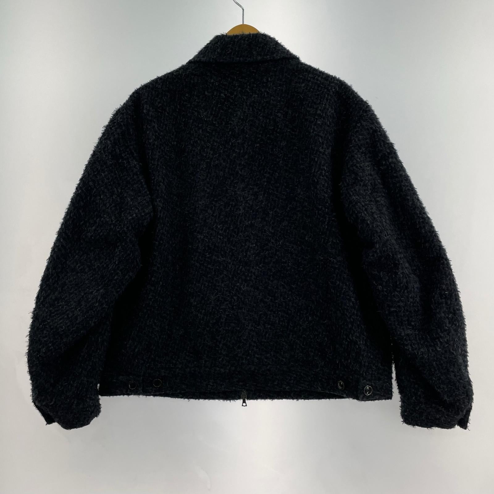 ジャケット Brushed Wool Zip Short Jacket (2) 2 グレー