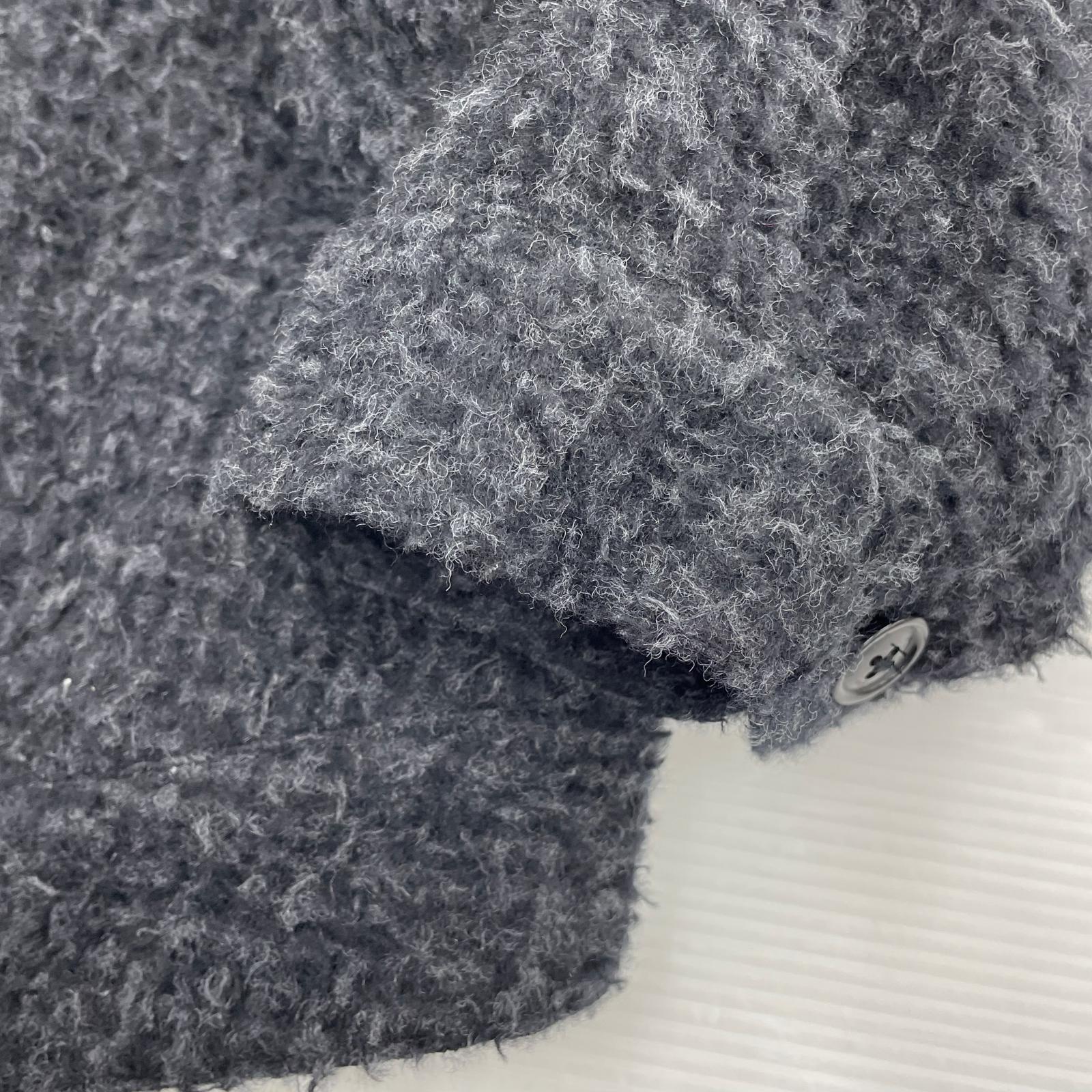 ジャケット Brushed Wool Zip Short Jacket (2) 2 グレー