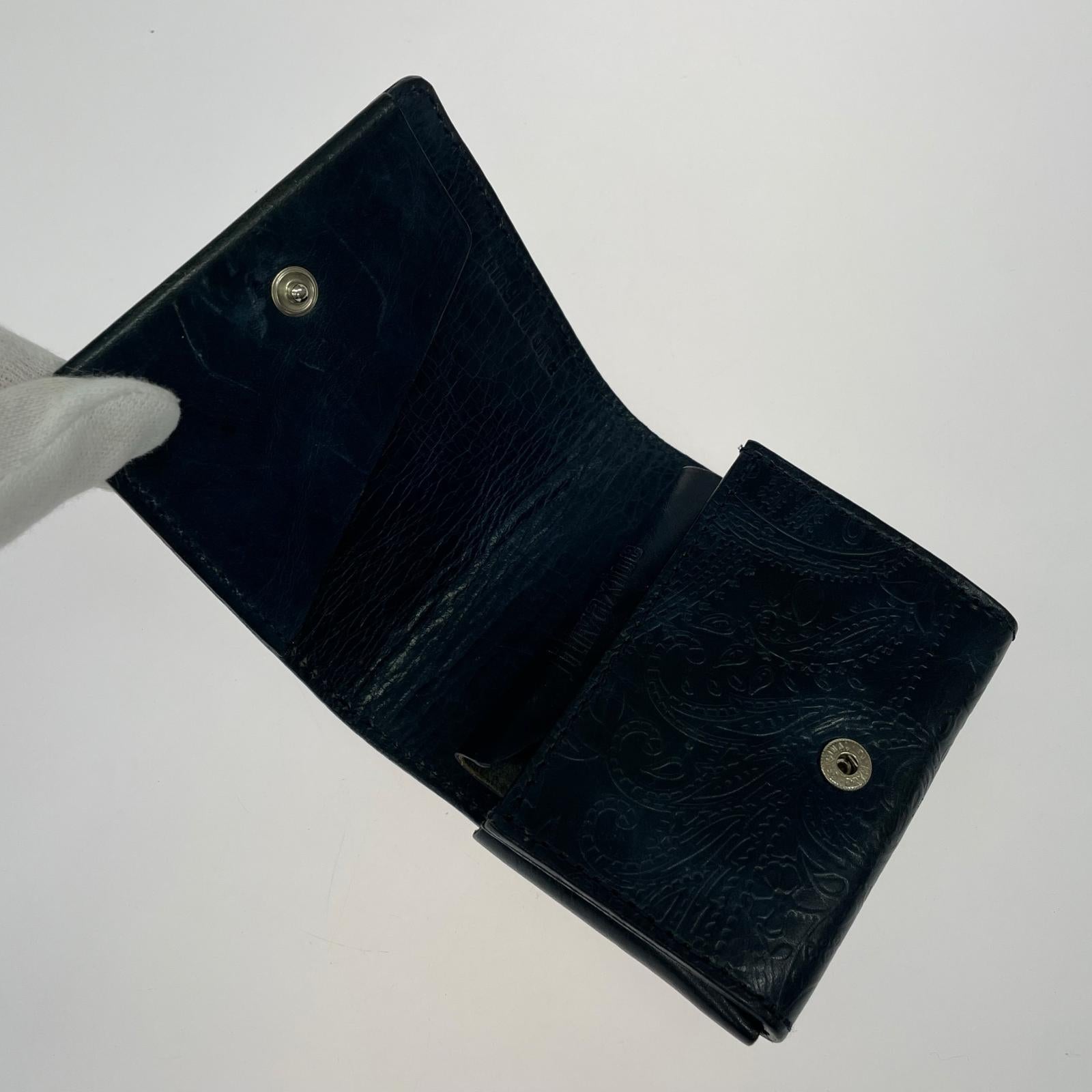 コンパクトウォレット RIVAXIDE Minimal Bi-Fold Wallet ネイビー