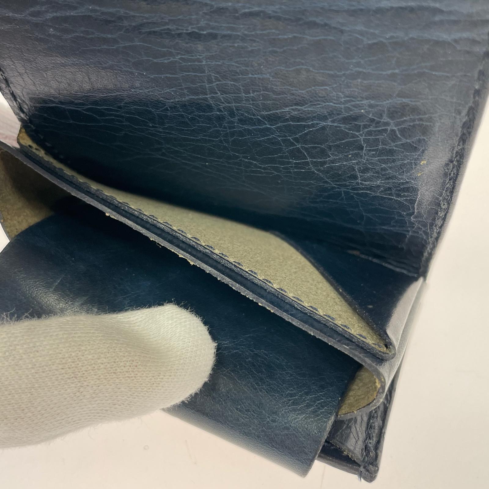 コンパクトウォレット RIVAXIDE Minimal Bi-Fold Wallet ネイビー