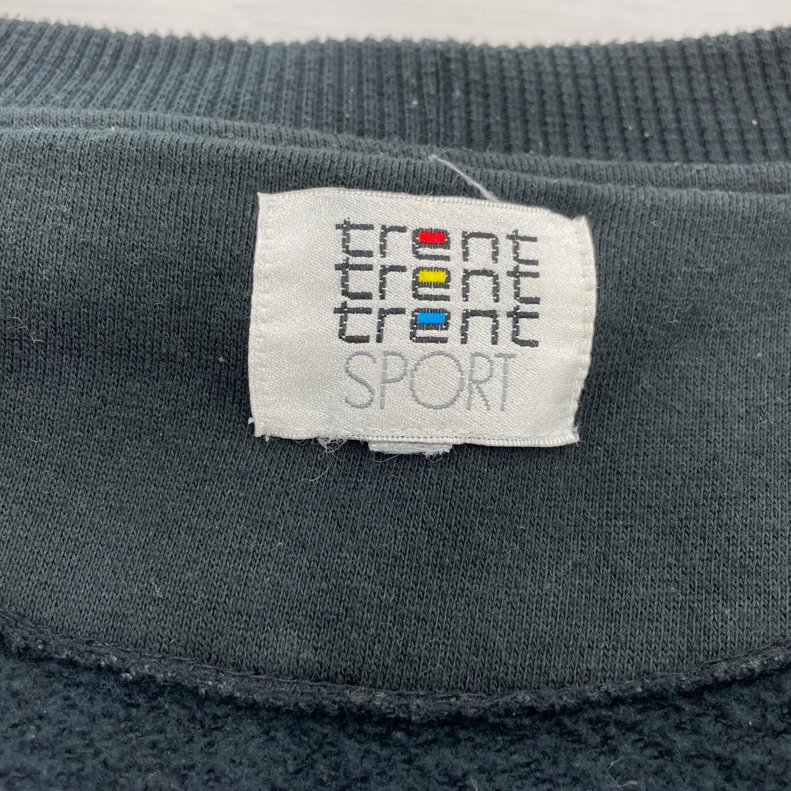 カーディガン trent sport スウェットカーディガン ブラック