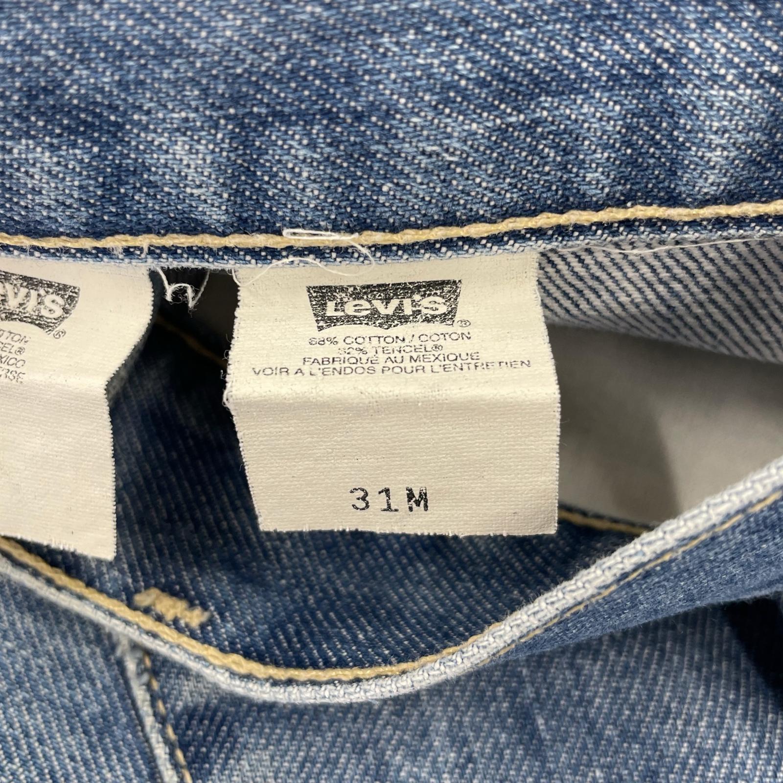 デニムパンツ メキシコ製 立体裁断 ブルー ブルー