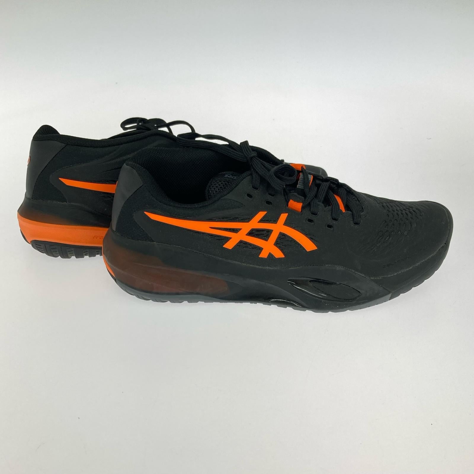 スニーカー GEL-RESOLUTION X 黒/オレンジ 1041A481 テニス 26cm (US8 UK7 1/2 EU42) ブラック