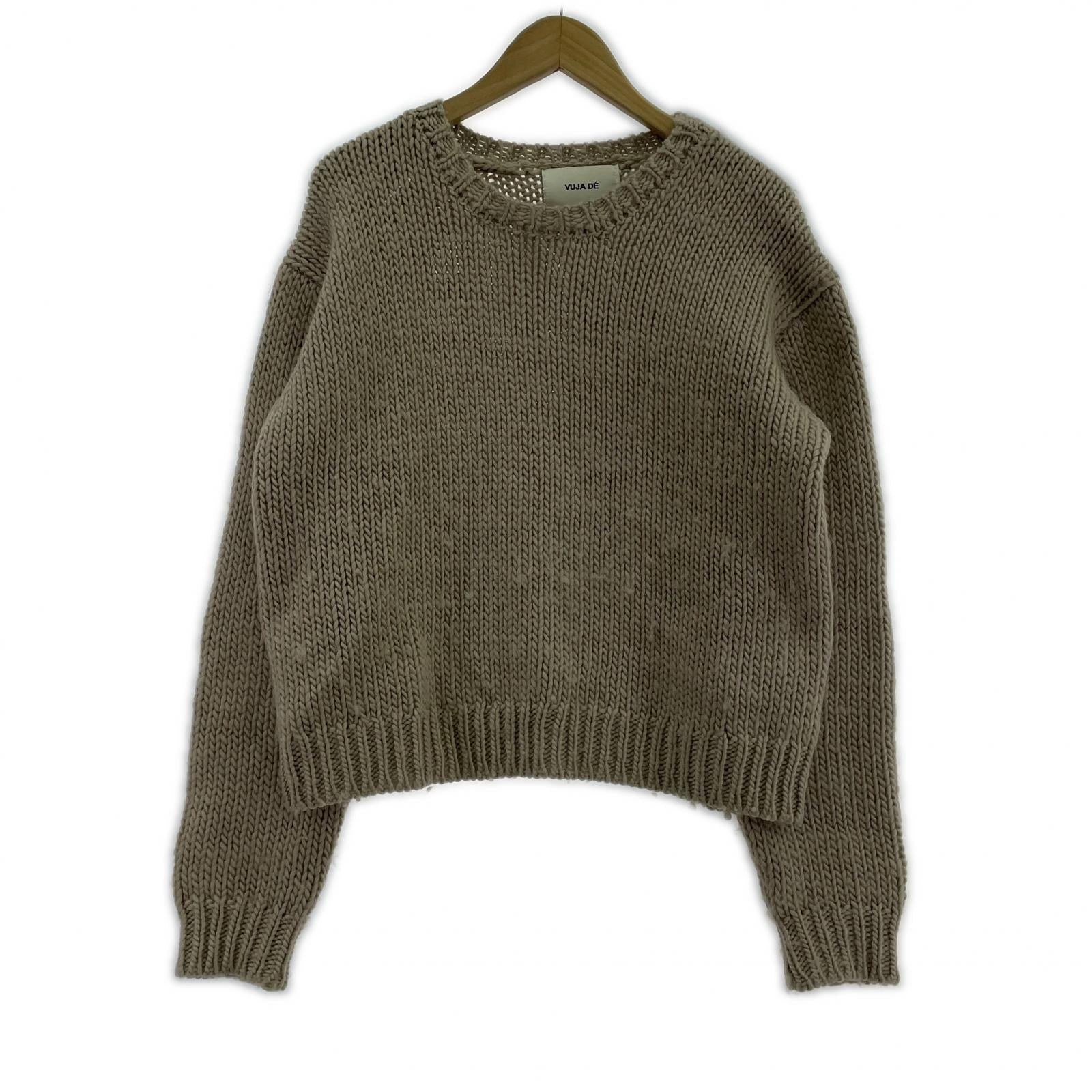 ニット VUJA DE low gauge knit ivory 1