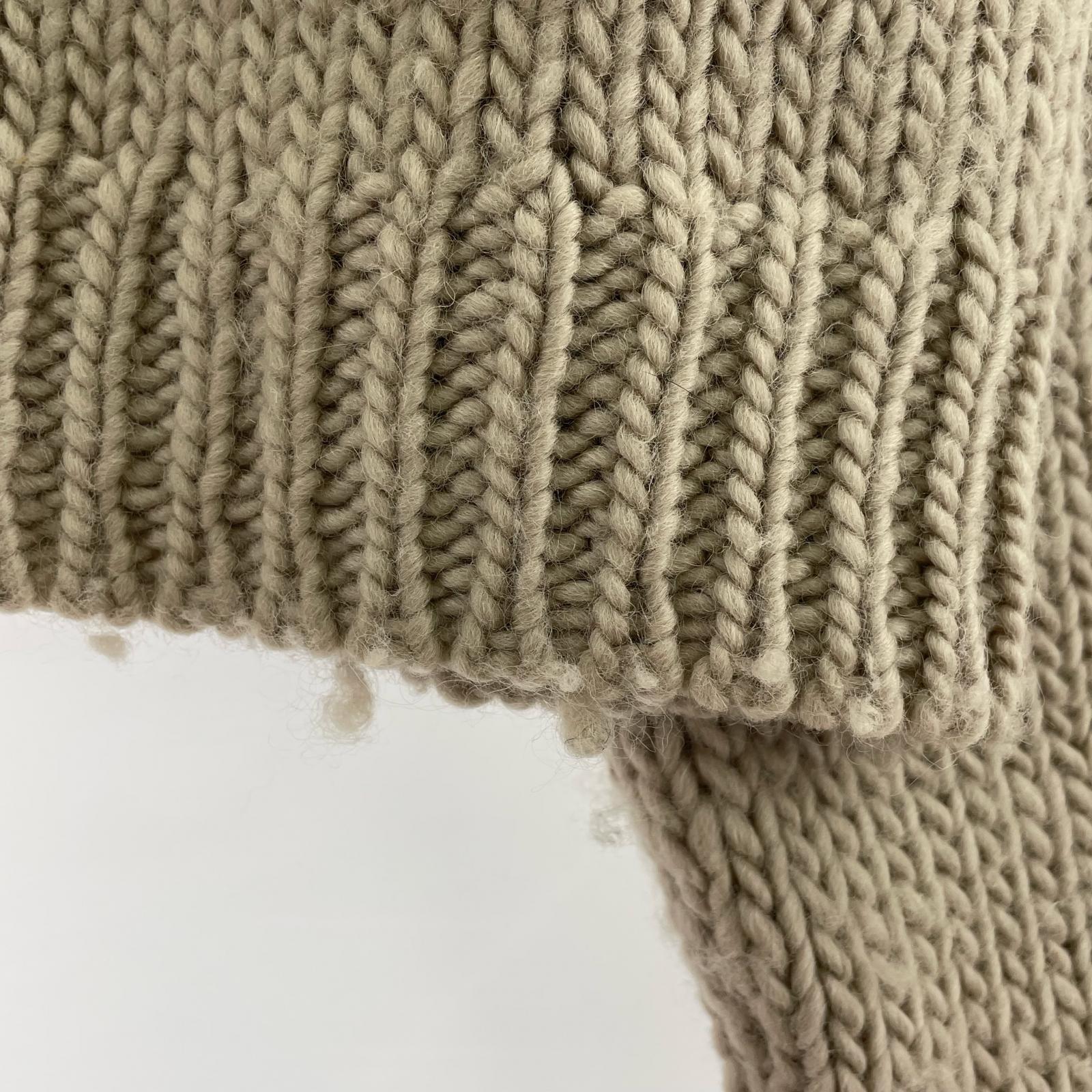 ニット VUJA DE low gauge knit ivory 1