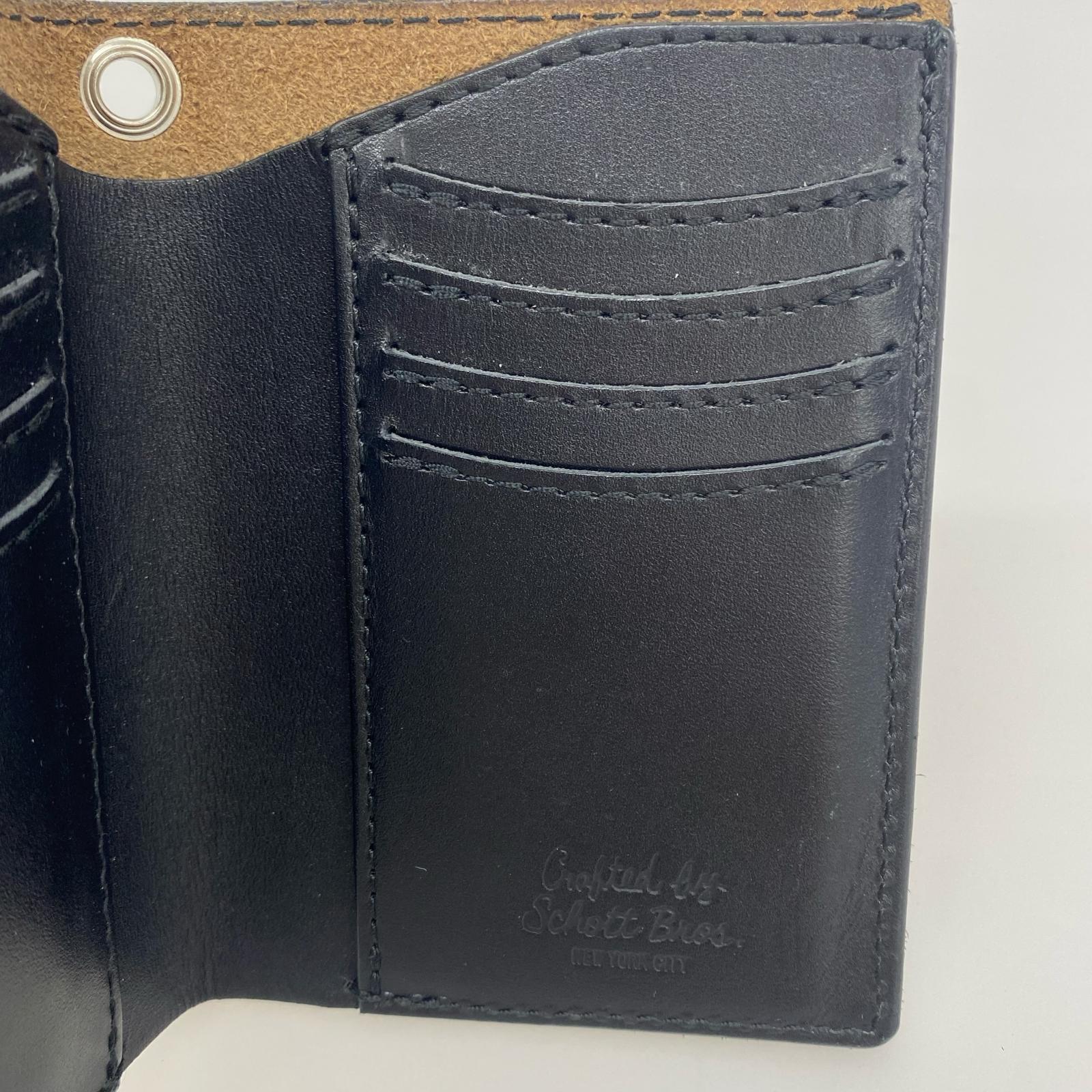 コンパクトウォレット schott コンパクトウォレット ブラック