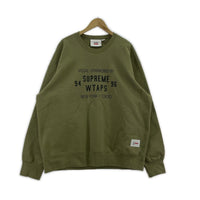 スウェット × WTAPS Crewneck 21AW カーキ