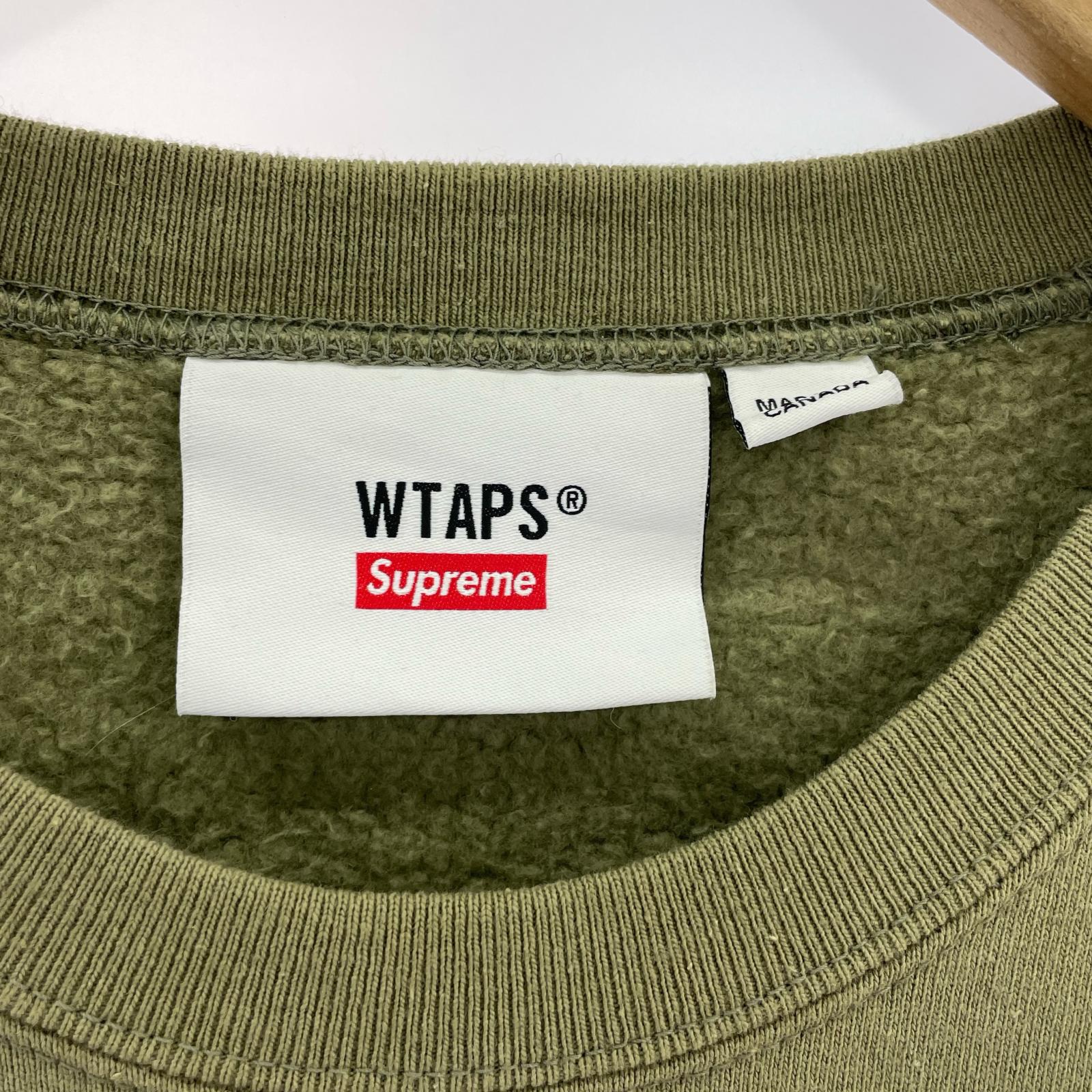 スウェット × WTAPS Crewneck 21AW カーキ