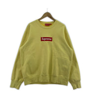 スウェット Box Logo Crewneck "Pale Yellow" M イエロー