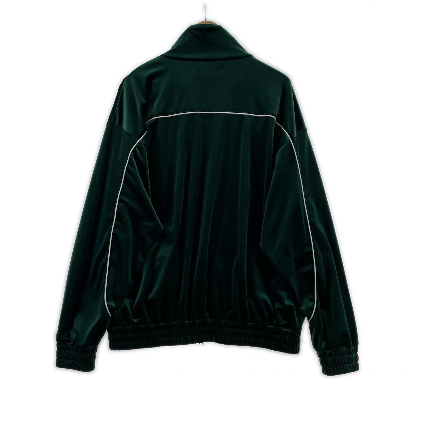 ジャケット BREATH SCRIPT LOGO PIPING VELOUR JACKET M グリーン