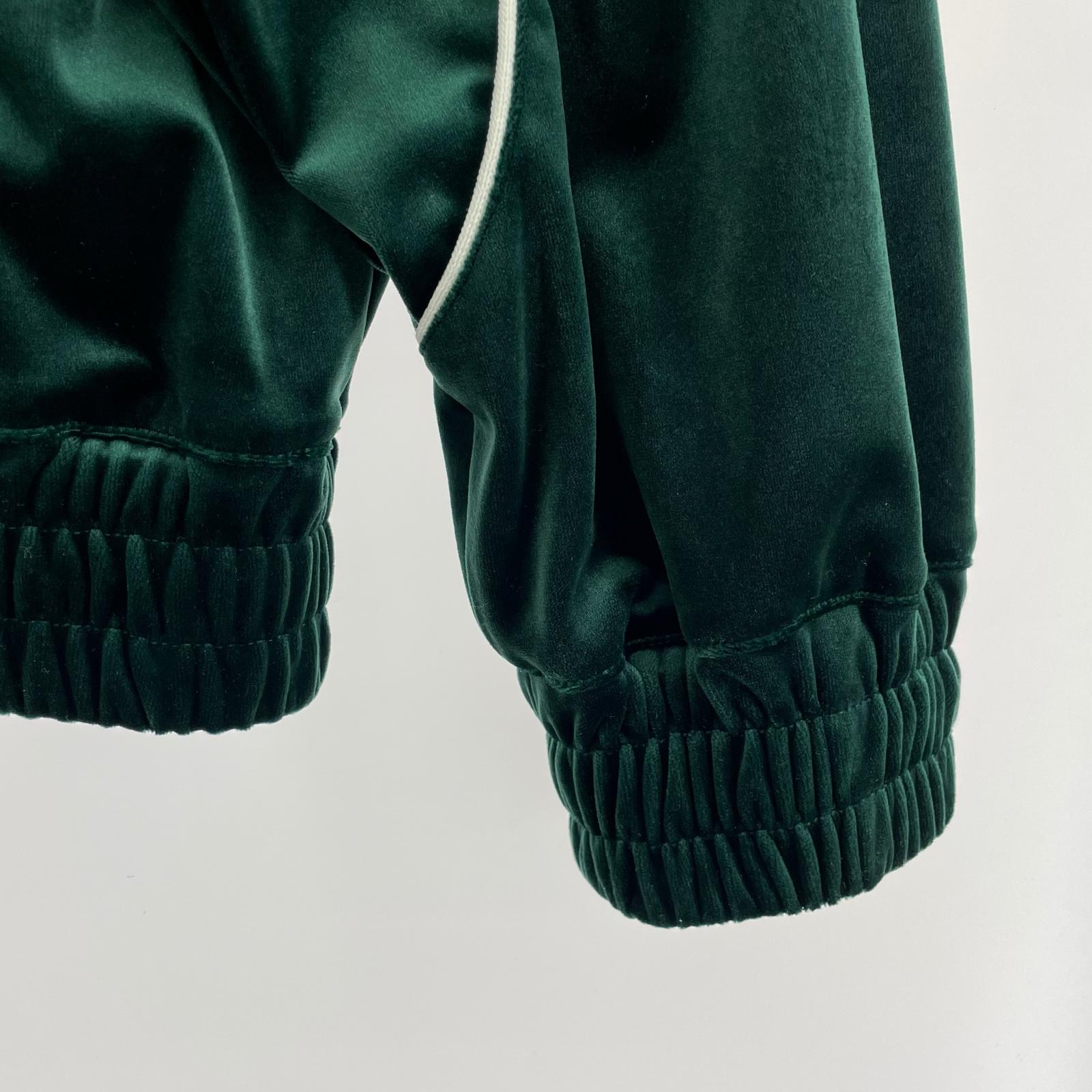 ジャケット BREATH SCRIPT LOGO PIPING VELOUR JACKET M グリーン