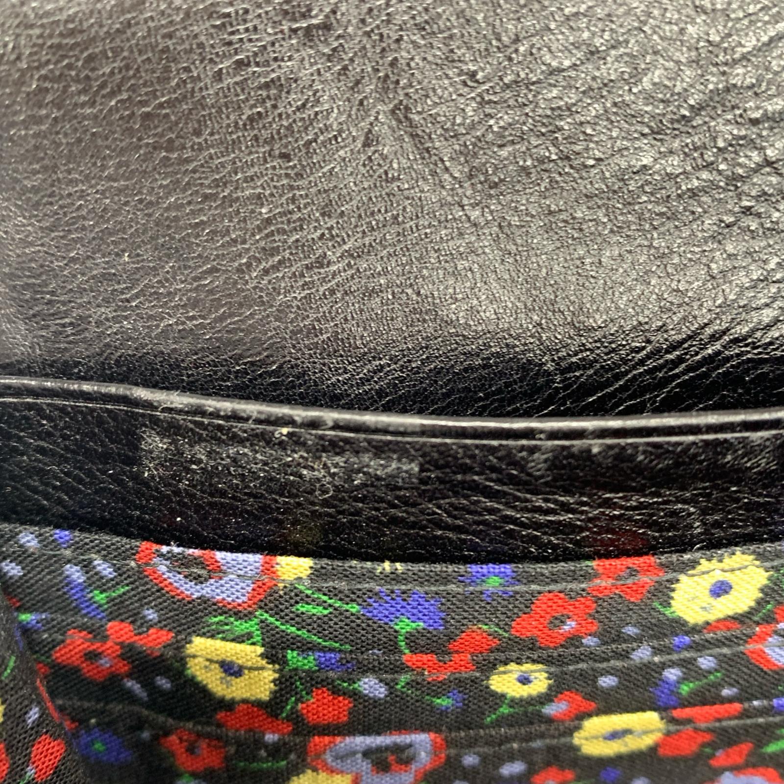 長財布 ダリアキスロックバタフライ BLK ブラック