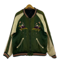 ジャケット 富士山×舞子 スカジャン GRN (L) L