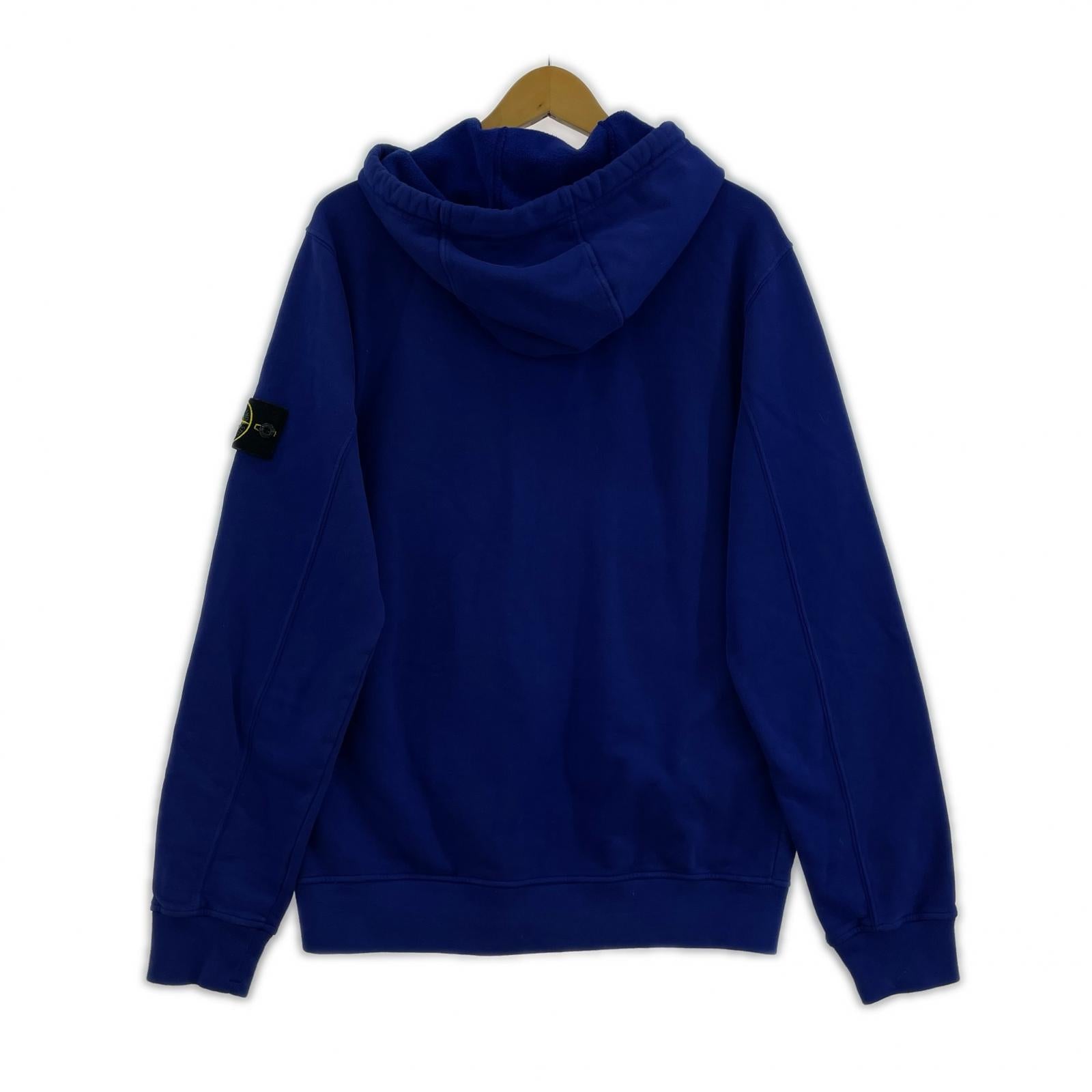 パーカー ZIP HOOD FELPA(L) L ブルー
