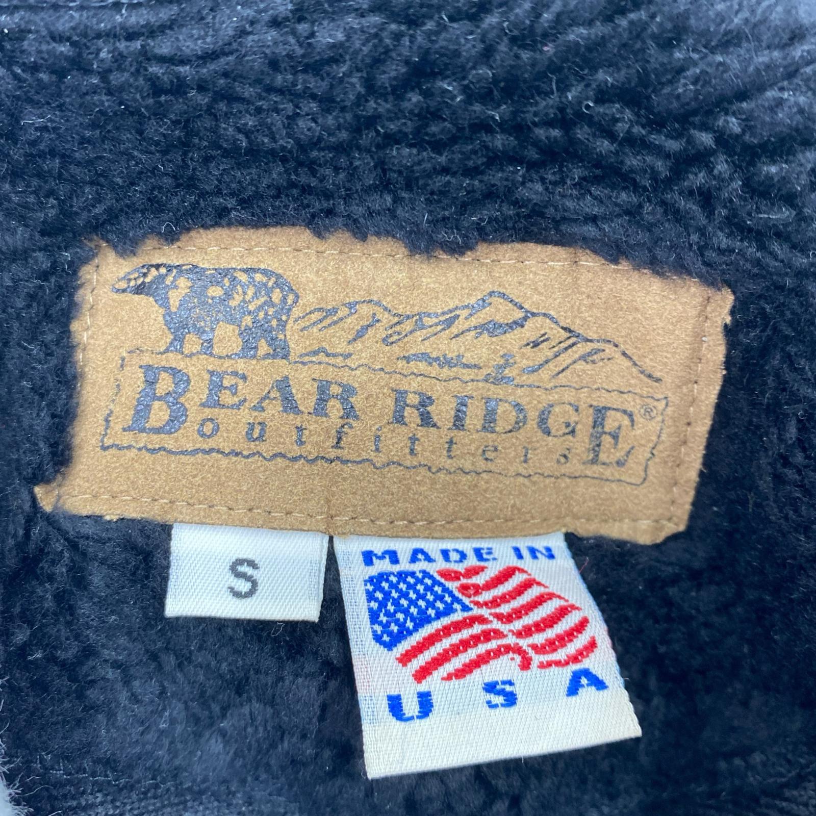 ジャケット 90s BEAR RIDGE イーグル フリースジャケット ブラック(S) S ブラック