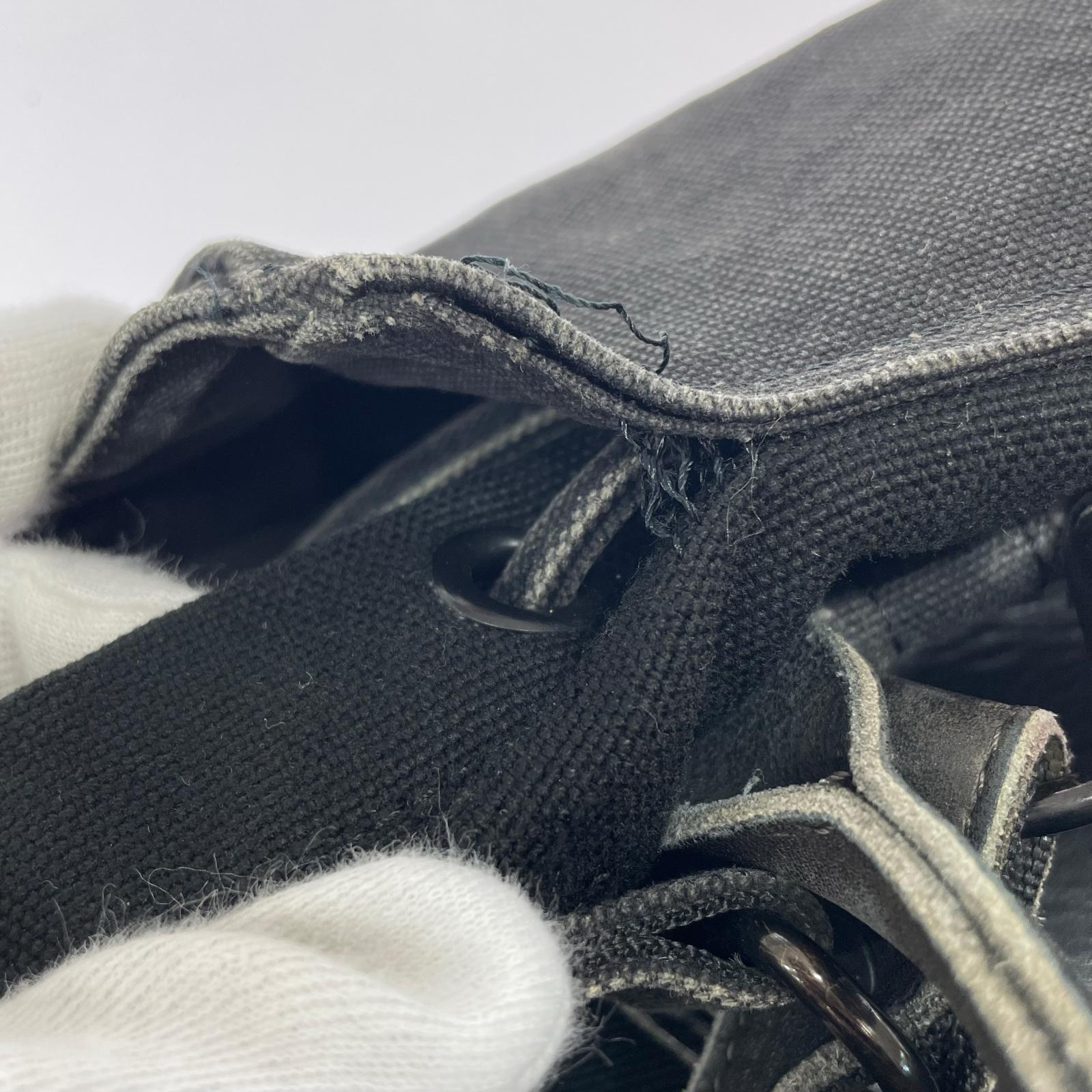 リュック・デイパック PORTER RIGBY コットンキャンバス×レザー バックパック ブラック ブラック