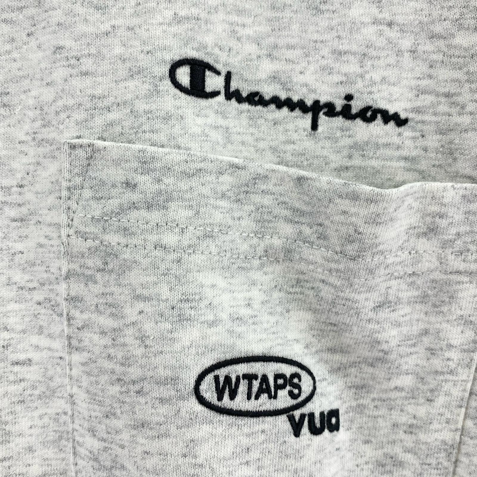 長袖Tシャツ ×CHAMPION 25AWACADEMY LS COTTON (L) L グレー