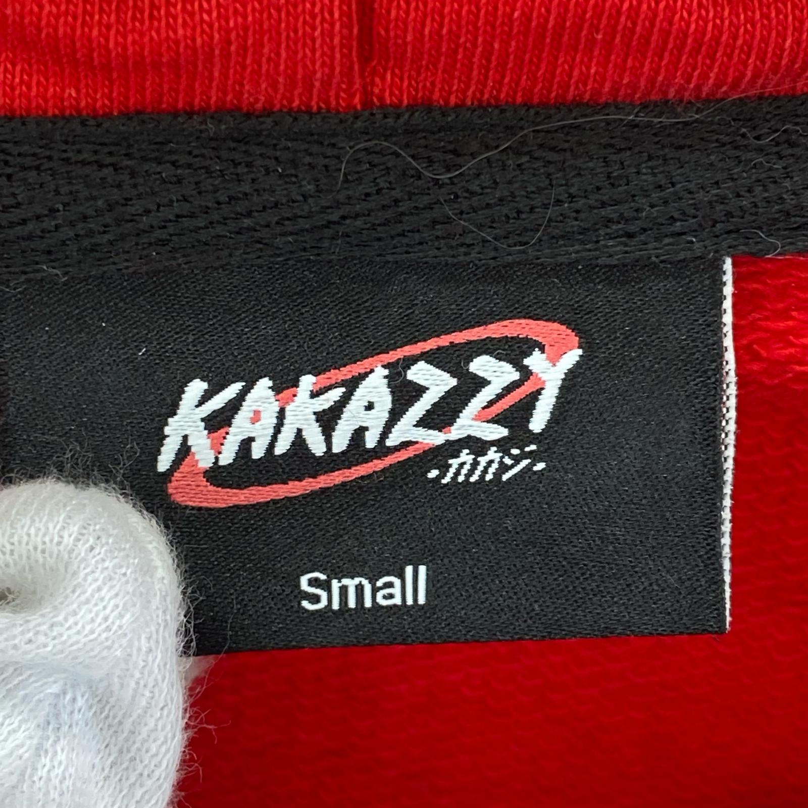 パーカー KAKAZZY ナックルズ フルジップパーカー レッド(S) S