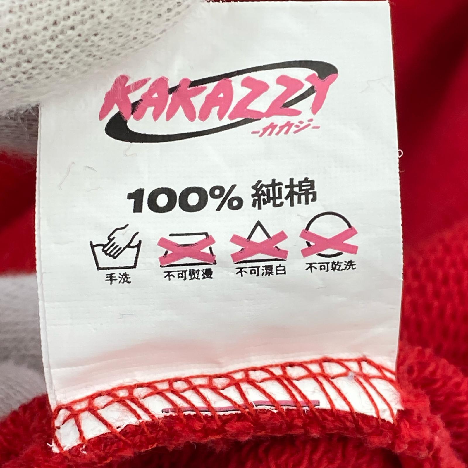 パーカー KAKAZZY ナックルズ フルジップパーカー レッド(S) S