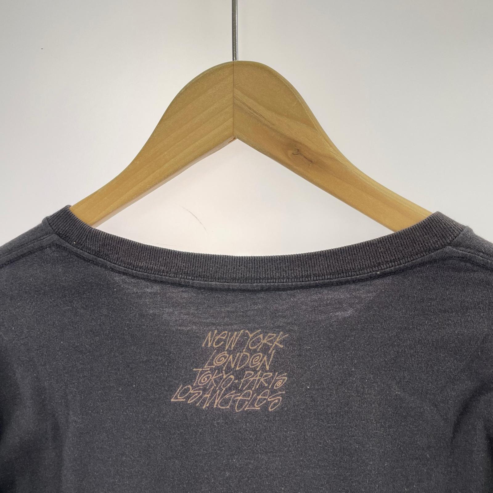 長袖Tシャツ STUSSY NEGUSA NAGAST グラフィック ブラック(S) S ブラック