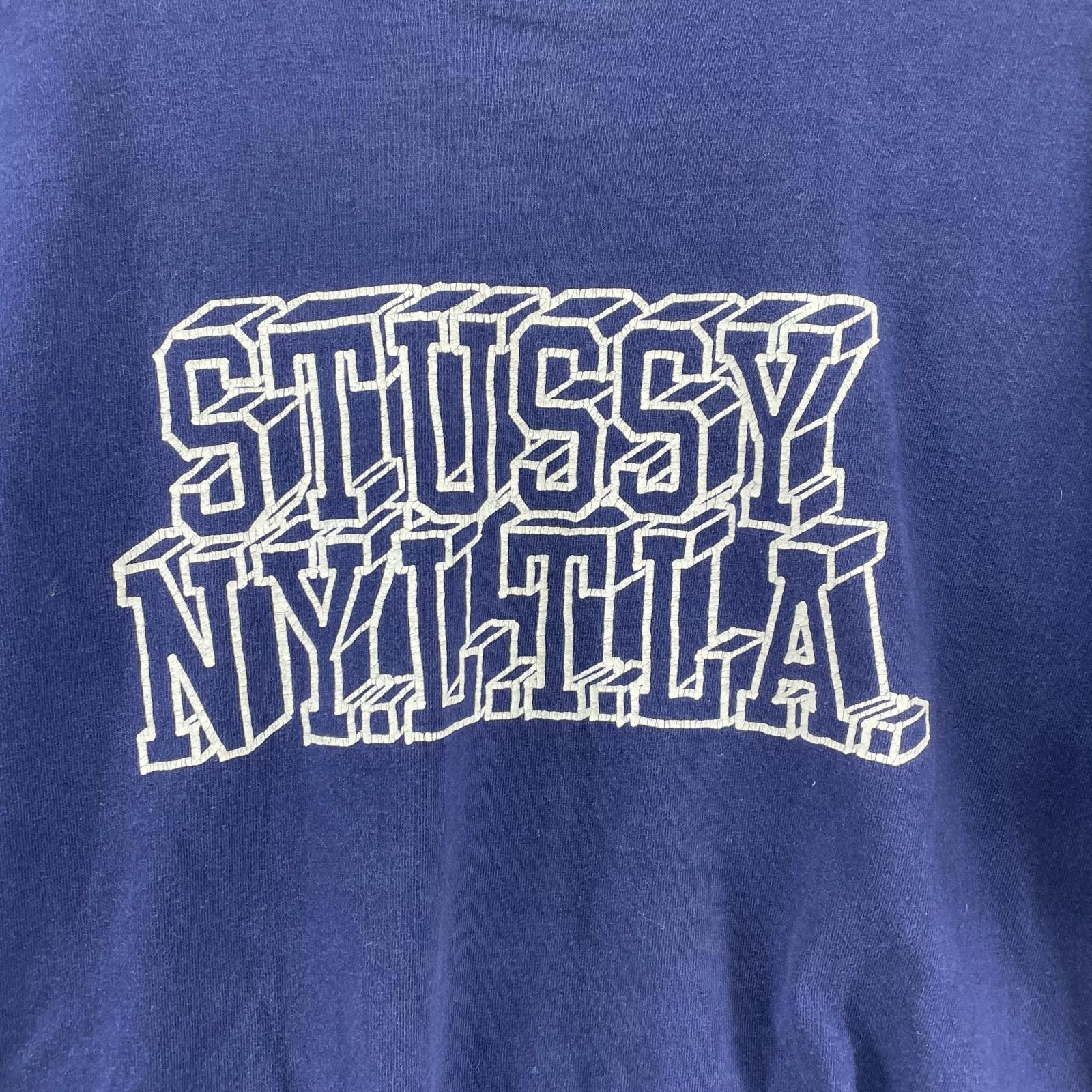 半袖Tシャツ 90s 紺タグ フロントプリント ネイビー(L) L ネイビー
