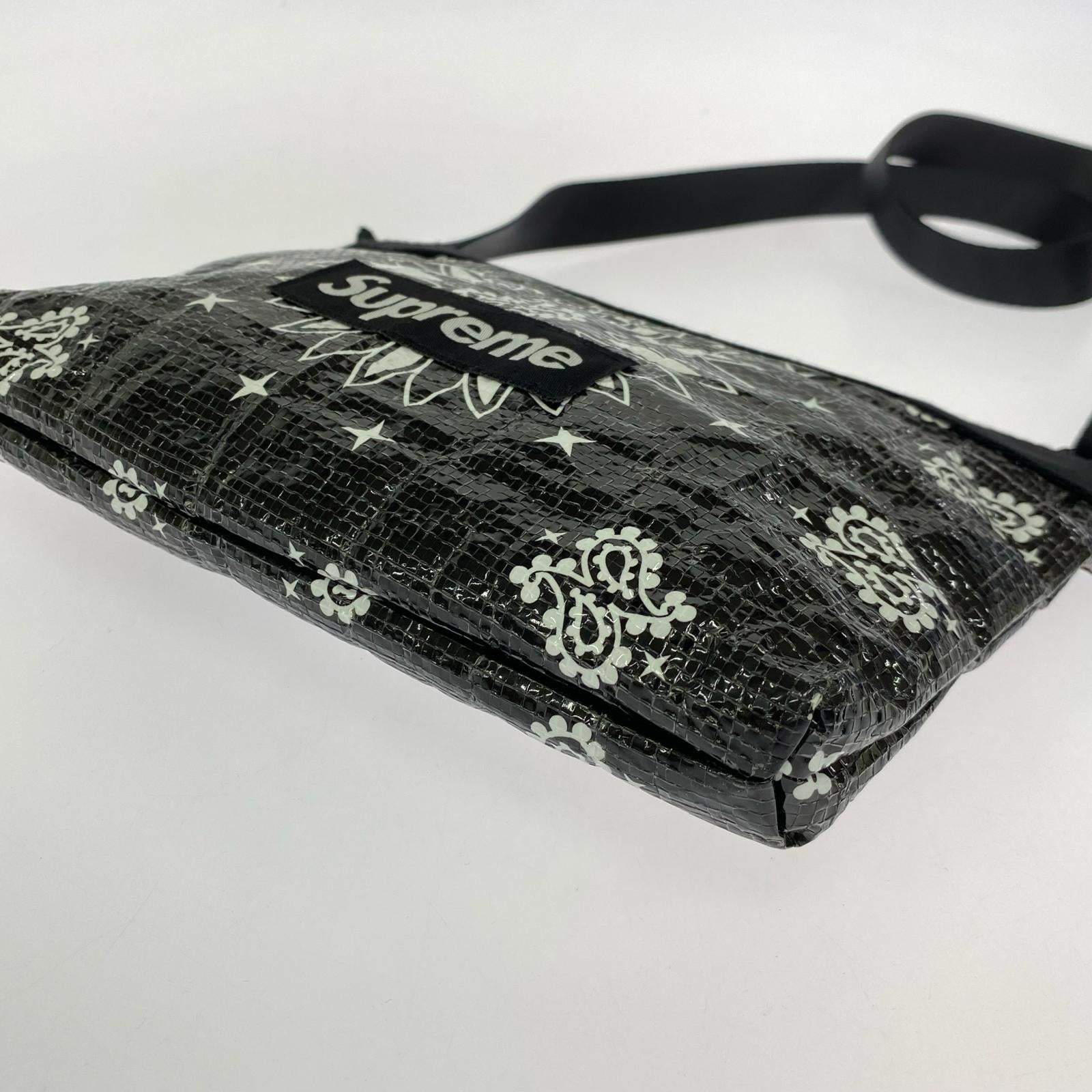 ショルダーバッグ 21ss bandana tarp side bag ブラック