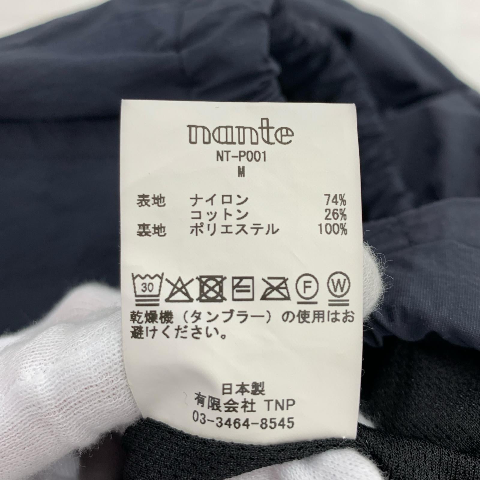 パンツ nante/OLMETEX WIDE PANTS/M/NT-P001 M ネイビー