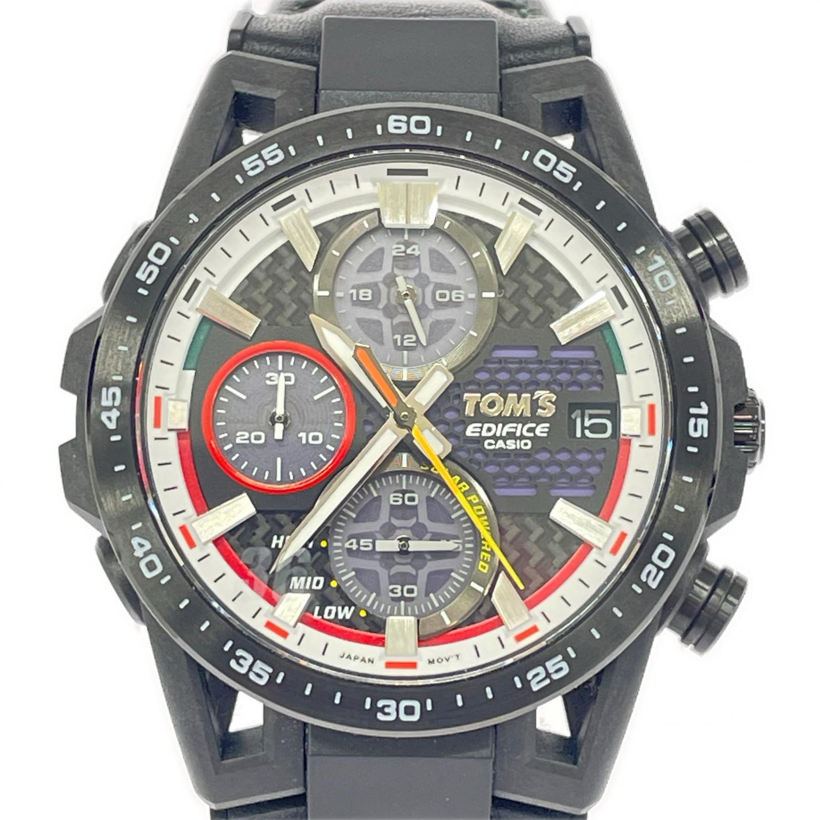 腕時計 TOM'S×EDIFICE EFS-S641TMS ブラック