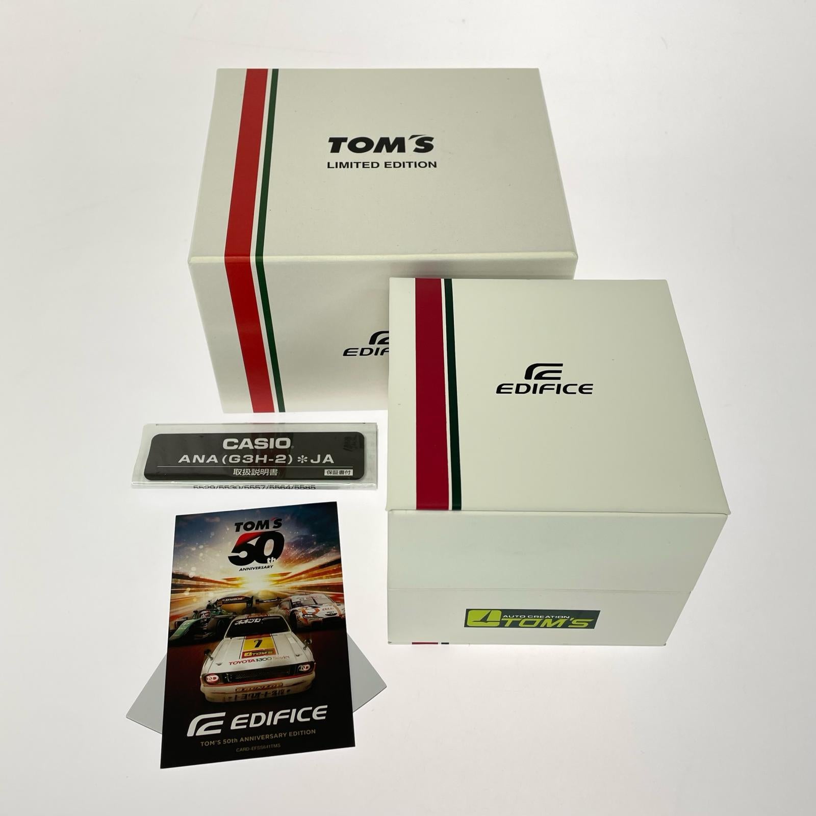 腕時計 TOM'S×EDIFICE EFS-S641TMS ブラック