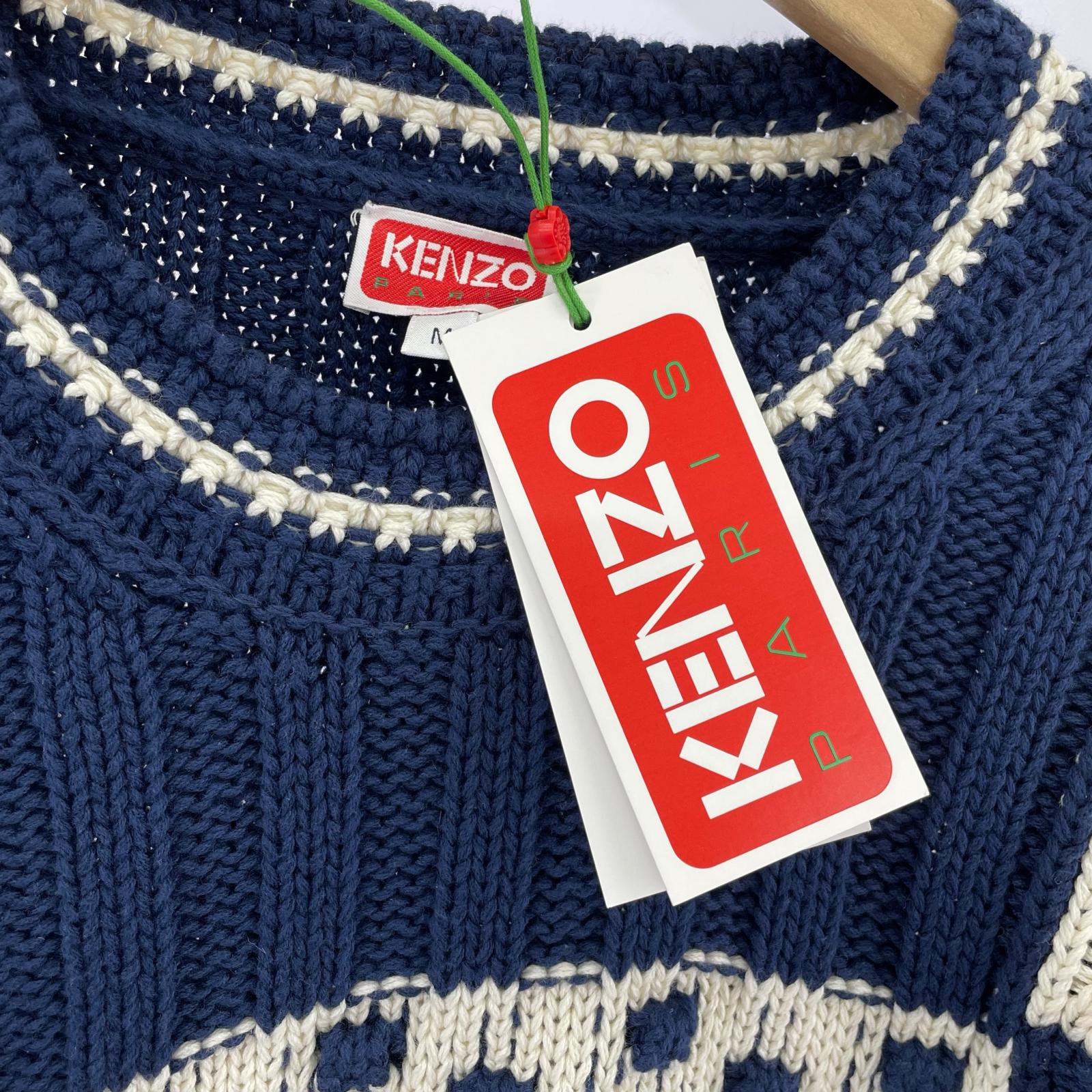 ニット KENZO Mixed Cable Jumper FD55PU3613CH (M) M