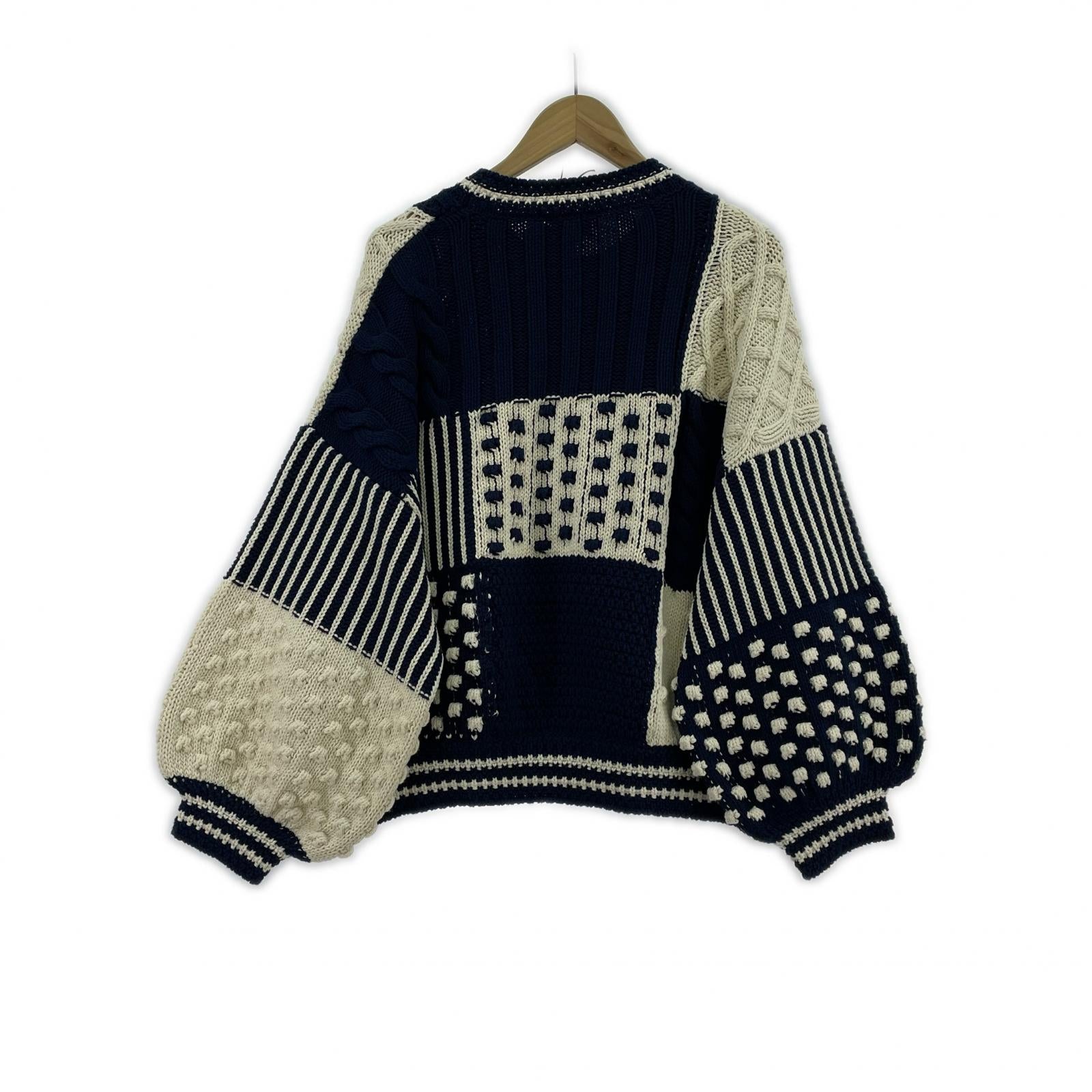 ニット KENZO Mixed Cable Jumper FD55PU3613CH (M) M