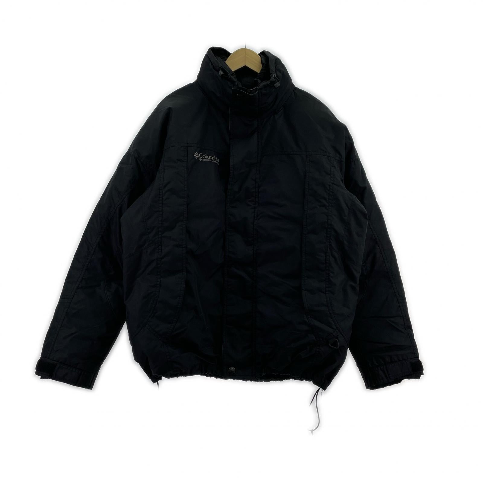 ジャケット Columbia レイヤーダウンジャケット 黒 (M) M ブラック