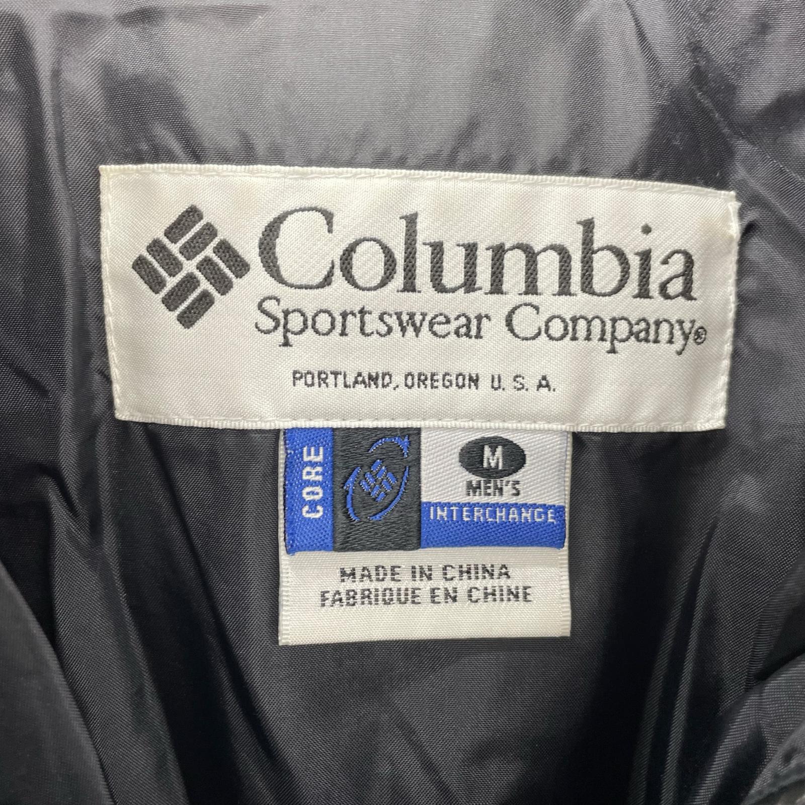 ジャケット Columbia レイヤーダウンジャケット 黒 (M) M ブラック