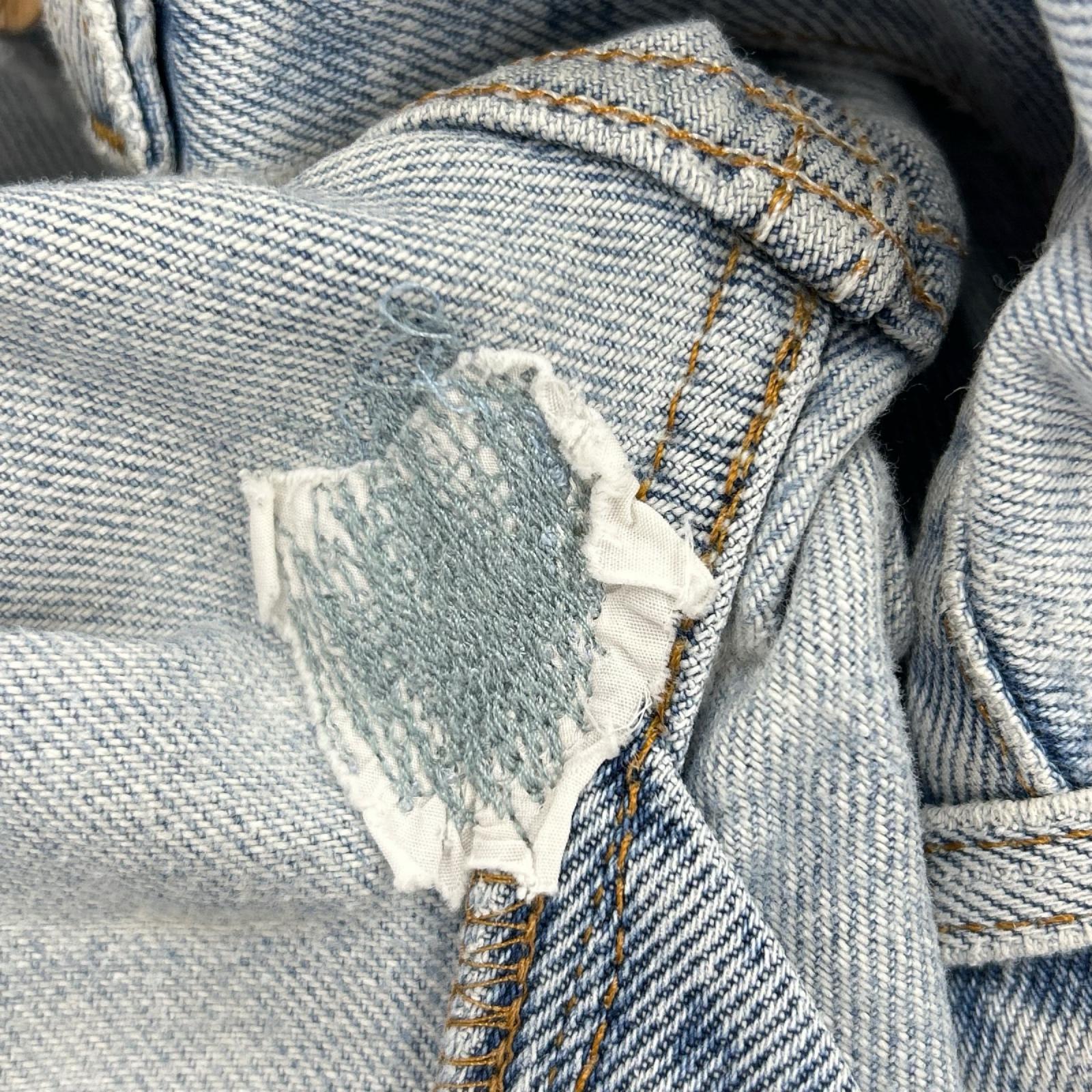 デニムパンツ Levi's 550 ボタン裏 919 34 ブルー