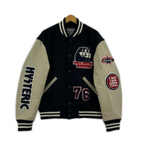 ブルゾン 02253AB04 SPEAK NO EVIL ワッペン スタジャン M M ブラック